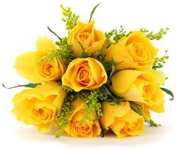 Букет желтых роз